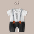Baby Boys Summer Thin Cartoon Rompers