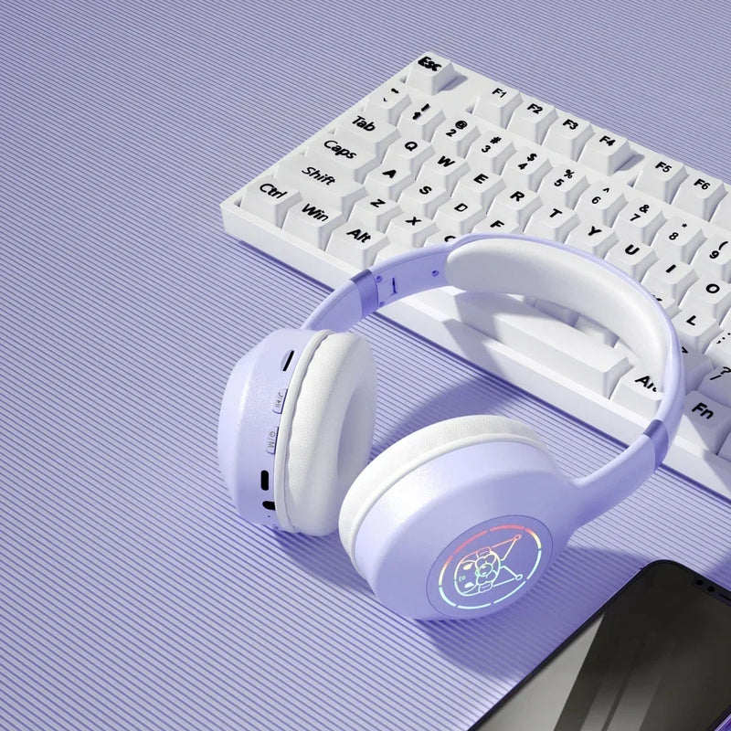 Sanrio Kuromi Bluetooth Headphones Cute