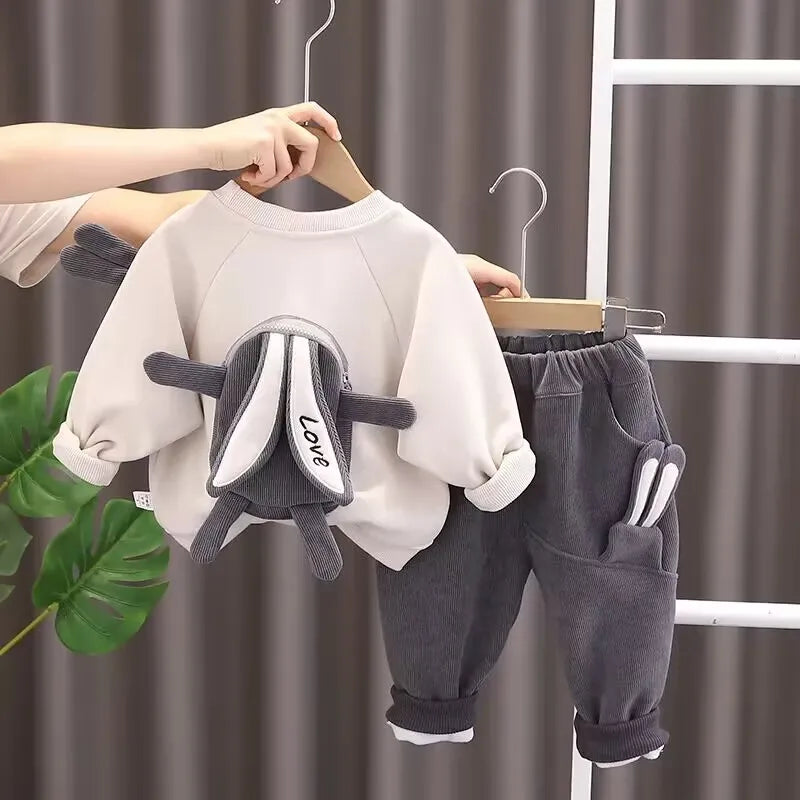 Autumn and Winter Boys Clothing Set